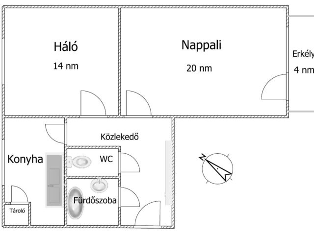 Praktikus lakás különleges természeti környezetben